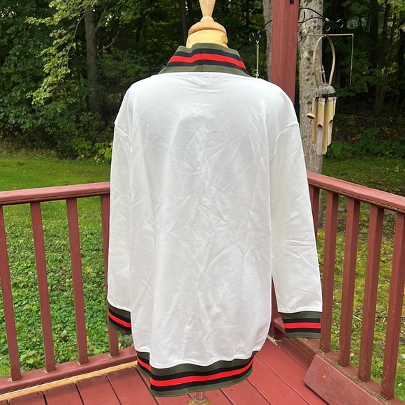 NWT! HAUTE Shore one size codi Trento open striped cardigan - Picture 4 of 11